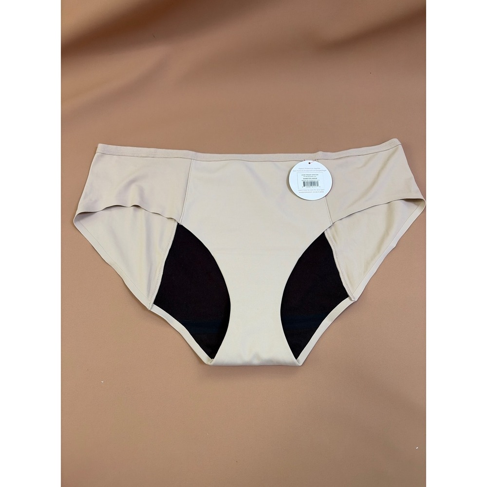 Proof Leak Proof Hipster Underwear Sand Beige Super-Heavy‎ 2XL New